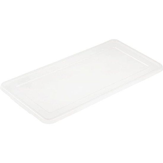 CAJA DE ALMACENAMIENTO CLIPBOX LARS, 75 L, 76 X 39 X 35, CON RUEDAS, TAPA CON CLIP PARA CERRAR, TRANSPARENTE image 5