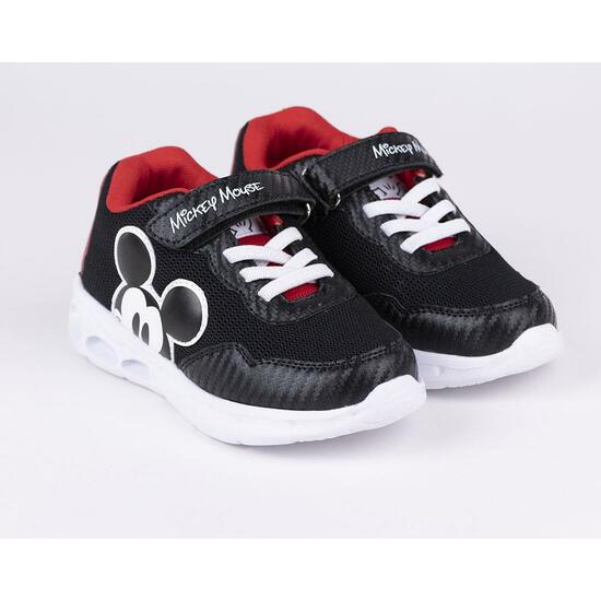 DEPORTIVA SUELA LIGERA EVA CON LUCES MICKEY BLACK image 2