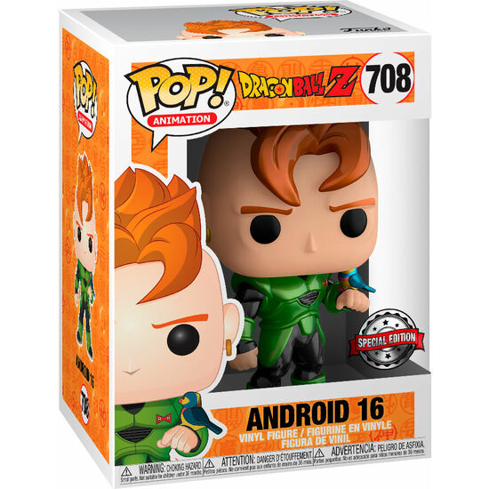 FIGURA POP DRAGON BALL Z ANDROID 16 SPECIAL EDITION image 1