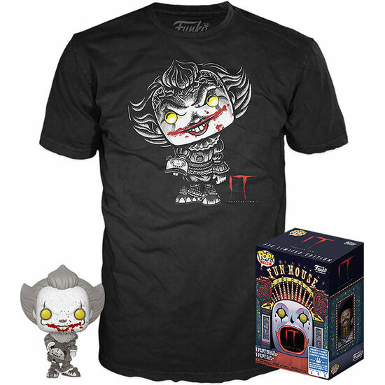SET FIGURA POP & TEE IT 2 PENNYWISE EXCLUSIVE M image 0