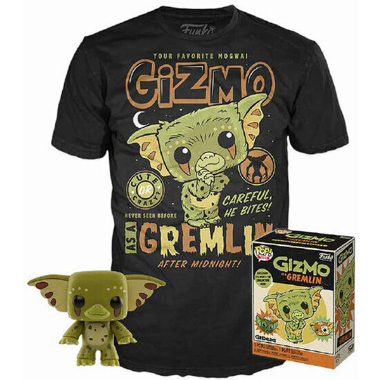 SET FIGURA POP & TEE GREMLINS GIZMO EXCLUSIVE image 0