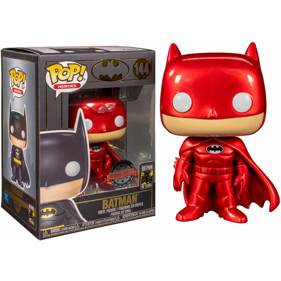 FIGURA POP DC COMICS BATMAN RED METALLIC EXCLUSIVE image 0