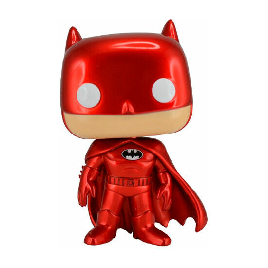 FIGURA POP DC COMICS BATMAN RED METALLIC EXCLUSIVE image 1