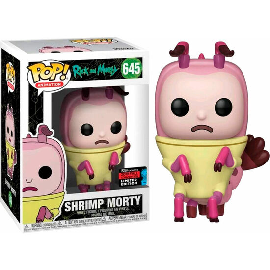 FIGURA POP RICK AND MORTY SHRIMP MORTY EXCLUSIVE image 0