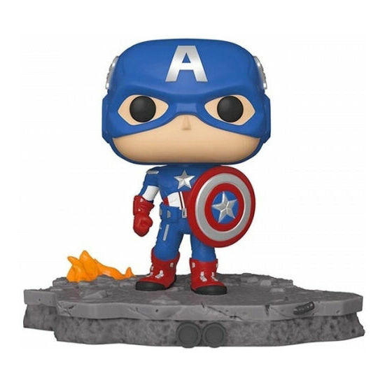 FIGURA POP MARVEL AVENGERS CAPTAIN AMERICA ASSEMBLE EXCLUSIVE image 0