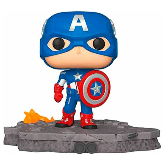 FIGURA POP MARVEL AVENGERS CAPTAIN AMERICA ASSEMBLE EXCLUSIVE image 1