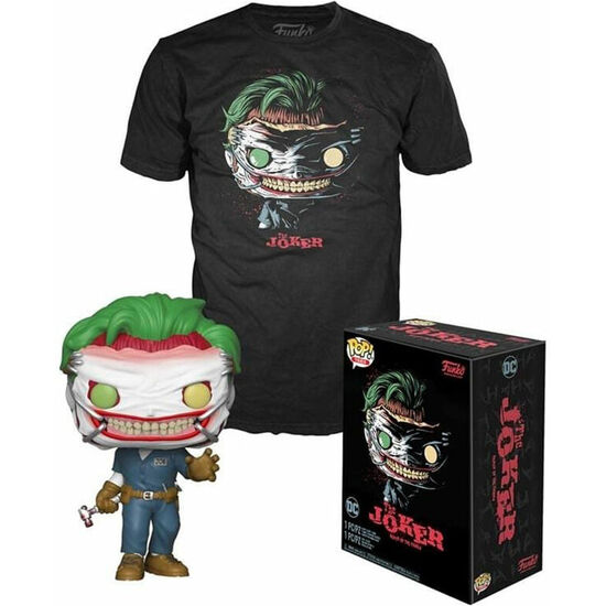 SET FIGURA POP & TEE DC COMICS THE JOKER EXCLUSIVE M image 0