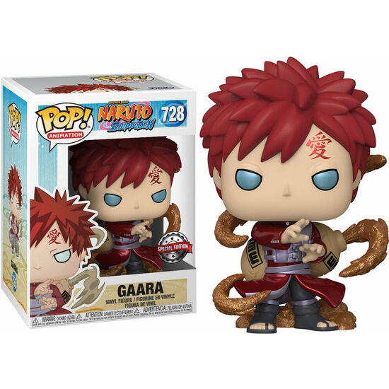 FIGURA POP NARUTO GAARA METALLIC EXCLUSIVE image 0