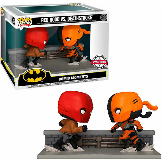 FIGURA POP DC COMICS RED HOOD VS DEATHSTROKE EXCLUSIVE image 0