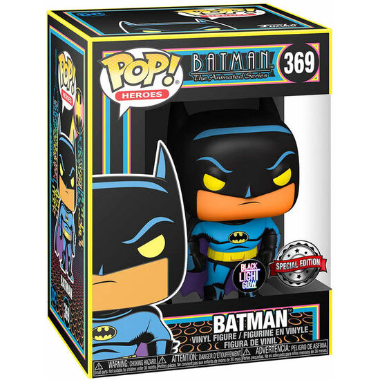 FIGURA POP DC COMICS BATMAN BLACK LIGHT EXCLUSIVE image 0