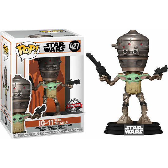SET FIGURA POP & TEE STAR WARS IG-11 WITH THE CHILD EXCLUSIVE M image 1