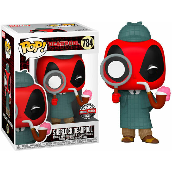 FIGURA POP MARVEL DEADPOOL 30TH SHERLOCK DEADPOOL EXCLUSIVE image 0