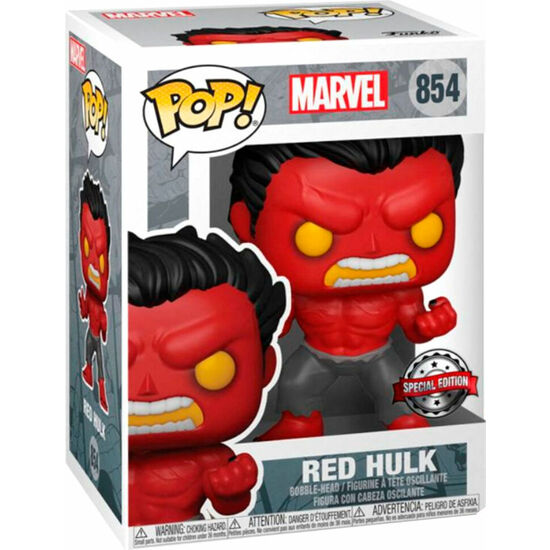 FIGURA POP MARVEL RED HULK EXCLUSIVE image 0