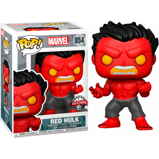 FIGURA POP MARVEL RED HULK EXCLUSIVE image 2