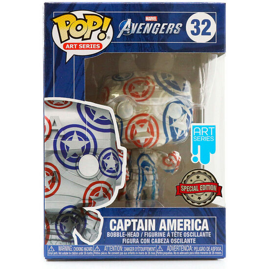 FIGURA POP PATRIOTIC AGE CAPTAIN AMERICA EXCLUSIVE image 0