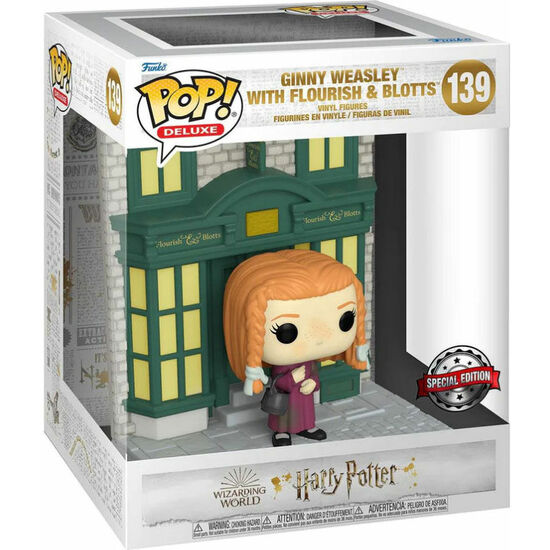 FIGURA POP HARRY POTTER DIAGON ALLEY GINNY WEASLEY FLOURISH & BLOTTS EXCLUSIVE image 0