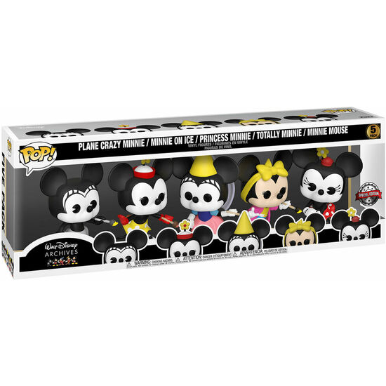 SET 5 FIGURAS POP DISNEY MINNIE MOUSE EXCLUSIVE image 0