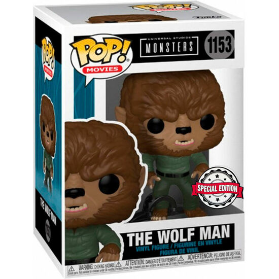 FIGURA POP UNIVERSAL MONSTERS THE WOLF MAN EXCLUSIVE image 0