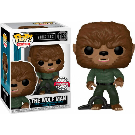 FIGURA POP UNIVERSAL MONSTERS THE WOLF MAN EXCLUSIVE image 1