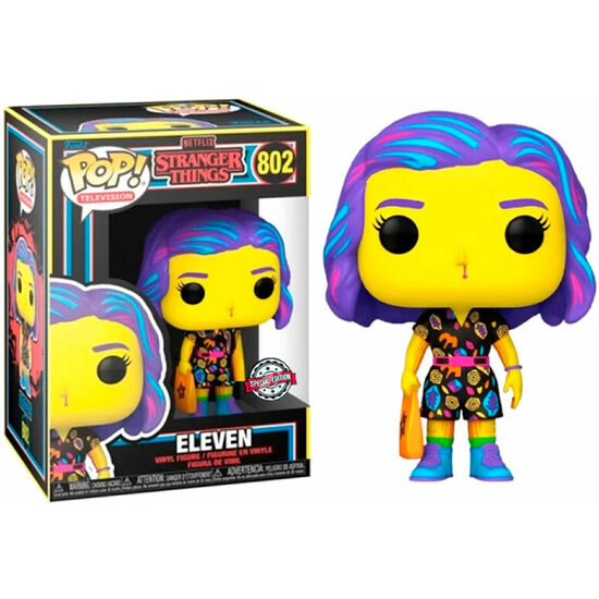 FIGURA POP STRANGER THINGS ELEVEN IN MALL OUTFIT BLACK LIGHT EXCLUSIVE image 2