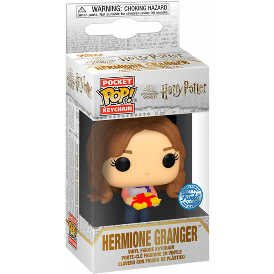 LLAVERO POCKET POP HARRY POTTER HOLIDAY HERMIONE EXCLUSIVE image 0