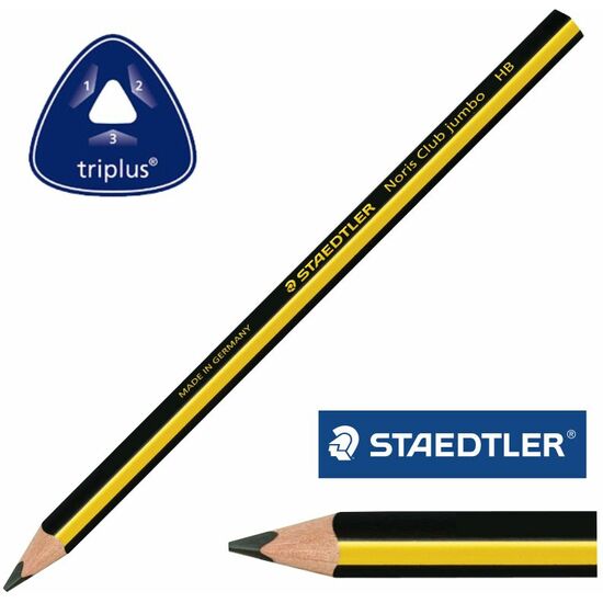 LAPIZ STAEDTLER NORIS CLUB JUMBO TRIANGULAR APRENDIZAJE image 0