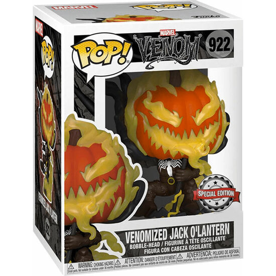 FIGURA POP MARVEL VENOM VENOMIZED JACK LANTERN EXCLUSIVE image 0