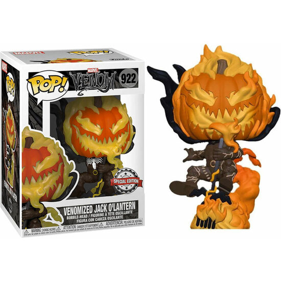 FIGURA POP MARVEL VENOM VENOMIZED JACK LANTERN EXCLUSIVE image 1