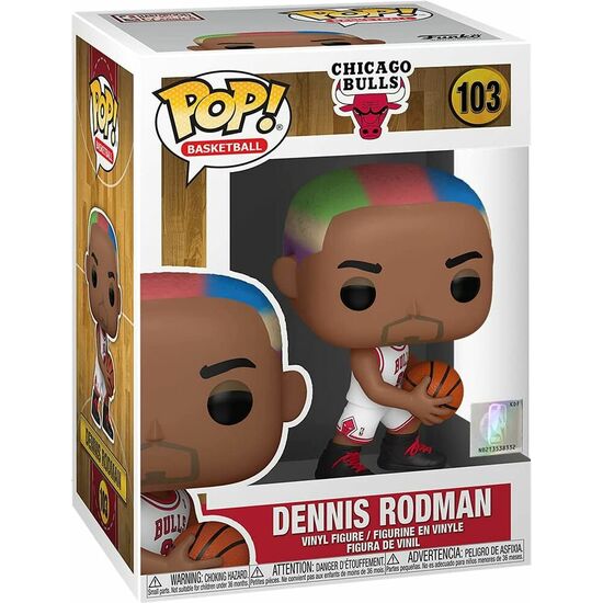 FIGURA POP NBA LEGENDS DENNIS RODMAN BULLS HOME image 0