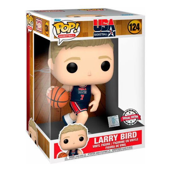 FIGURA POP NBA LARRY BIRD 1992 TEAM US NAVY JERSEY EXCLUSIVE 25CM image 0