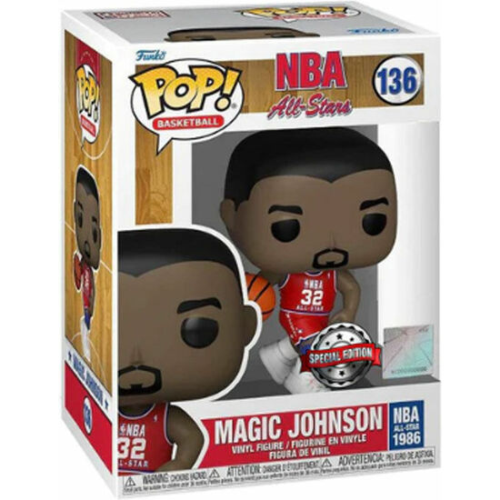 FIGURA POP NBA LEGENDS MAGIC JOHNSON EXCLUSIVE image 0
