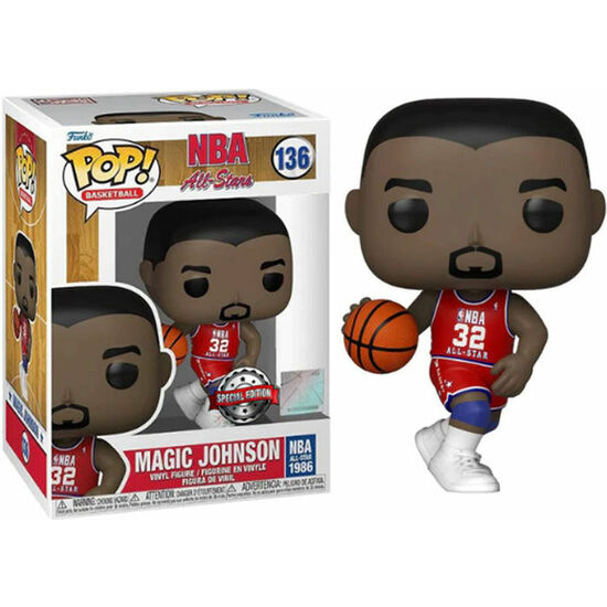 FIGURA POP NBA LEGENDS MAGIC JOHNSON EXCLUSIVE image 1