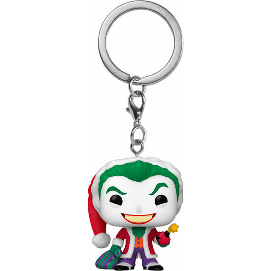 LLAVERO POCKET POP DC COMICS HOLIDAY THE JOKER EXLUSIVE image 1