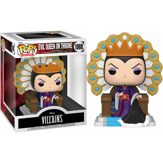 FIGURA POP VILLAINS EVIL QUEEN ON THRONE image 0