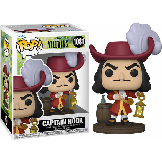 FIGURA POP DISNEY VILLAINS CAPTAIN HOOK image 0