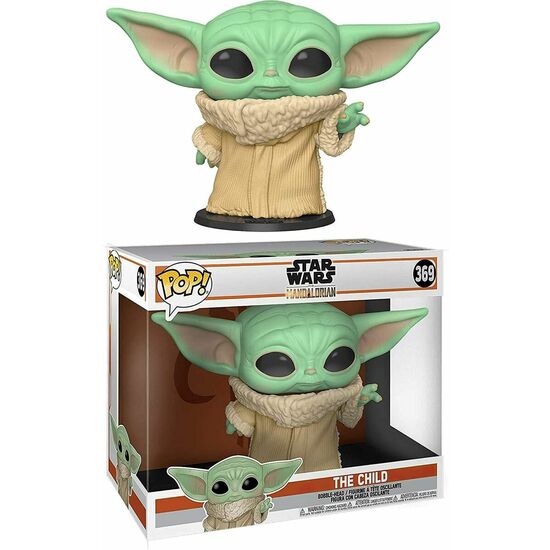 FIGURA POP STAR WARS MANDALORIAN YODA THE CHILD 25CM image 0