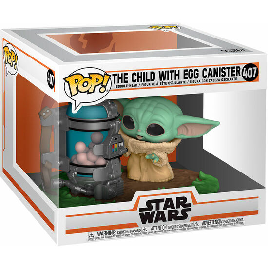 FIGURA POP STAR WARS THE MANDALORIAN CHILD WITH CANISTER image 2