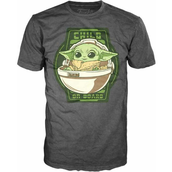 CAMISETA YODA THE CHILD ON BOARD MANDALORIAN STAR WARS image 0