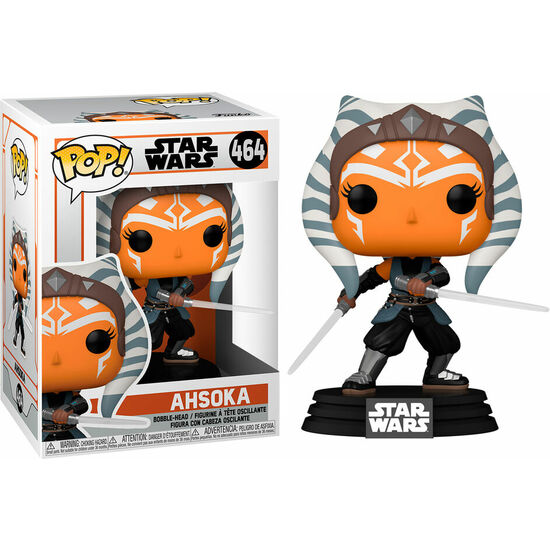 FIGURA POP STAR WARS MANDALORIAN AHSOKA WITH SABERS image 0