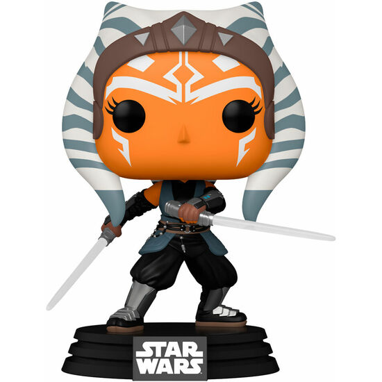 FIGURA POP STAR WARS MANDALORIAN AHSOKA WITH SABERS image 2