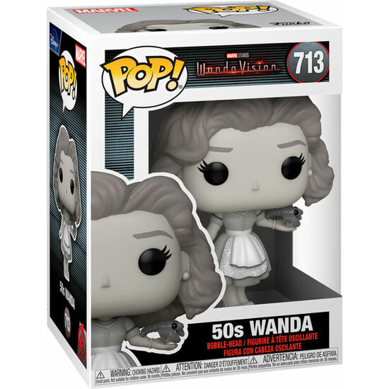 FIGURA POP MARVEL WANDAVISION WANDA 50S image 1