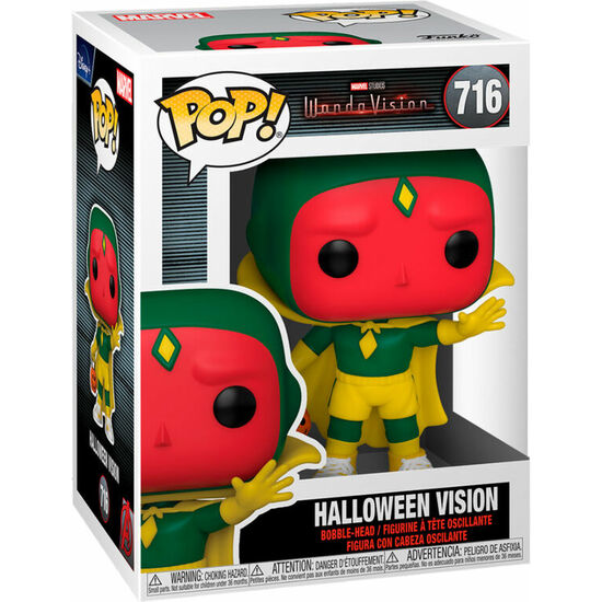 FIGURA POP MARVEL WANDAVISION VISION HALLOWEEN image 1