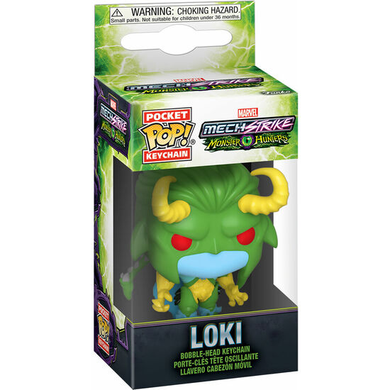 LLAVERO POCKET POP MARVEL MONSTER HUNTERS LOKI image 2