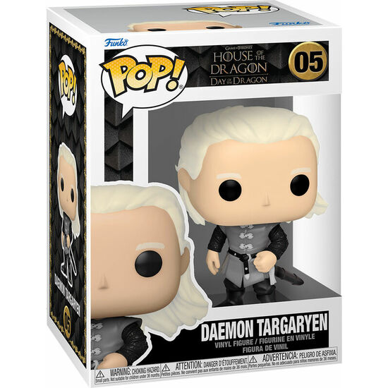FIGURA POP JUEGO DE TRONOS LA CASA DEL DRAGON DAEMON TARGARYEN image 0