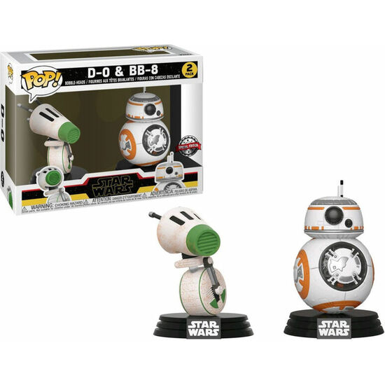 SET 2 FIGURAS POP STAR WARS D-O AND BB-8 EXCLUSIVE image 0