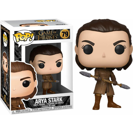 FIGURA POP JUEGO DE TRONOS ARYA WITH TWO HEADED SPEAR image 0