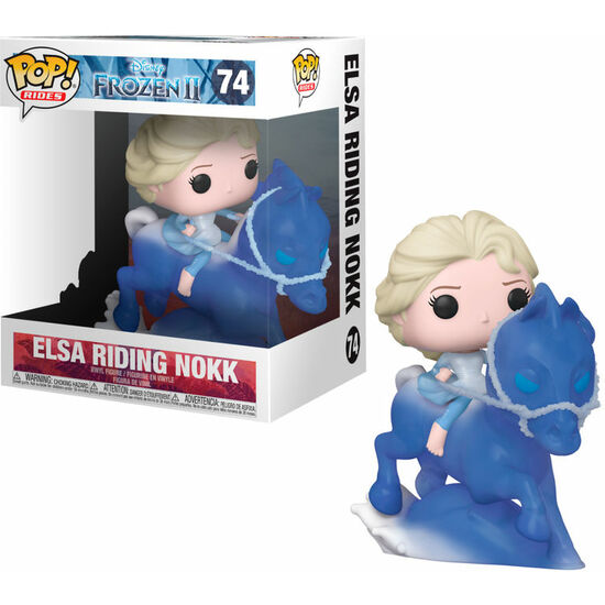 FIGURA POP DISNEY FROZEN 2 ELSA RIDING NOKK image 0