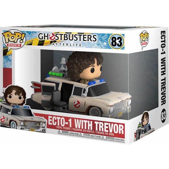 FIGURA POP GHOSTBUSTERS AFTERLIFE RIDE ECTO 1 WITH TREVOR image 0