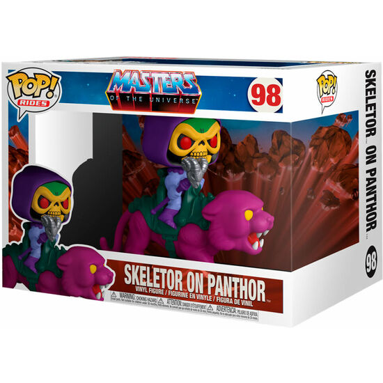 FIGURA POP MASTERS OF THE UNIVERSE SKELETOR ON PANTHOR image 0