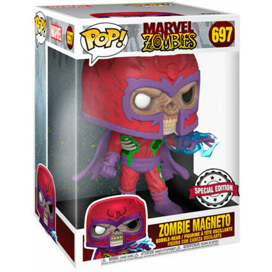 FIGURA POP MARVEL ZOMBIES MAGNETO EXCLUSIVE 25CM image 0